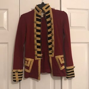 Ralph Lauren Red Military Style Jacket
